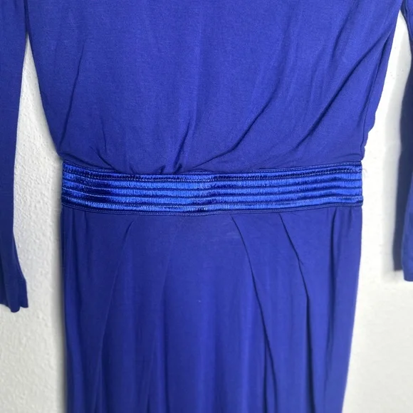 Mango Royal Blue Long Sleeve Dress - Picture 5 of 7